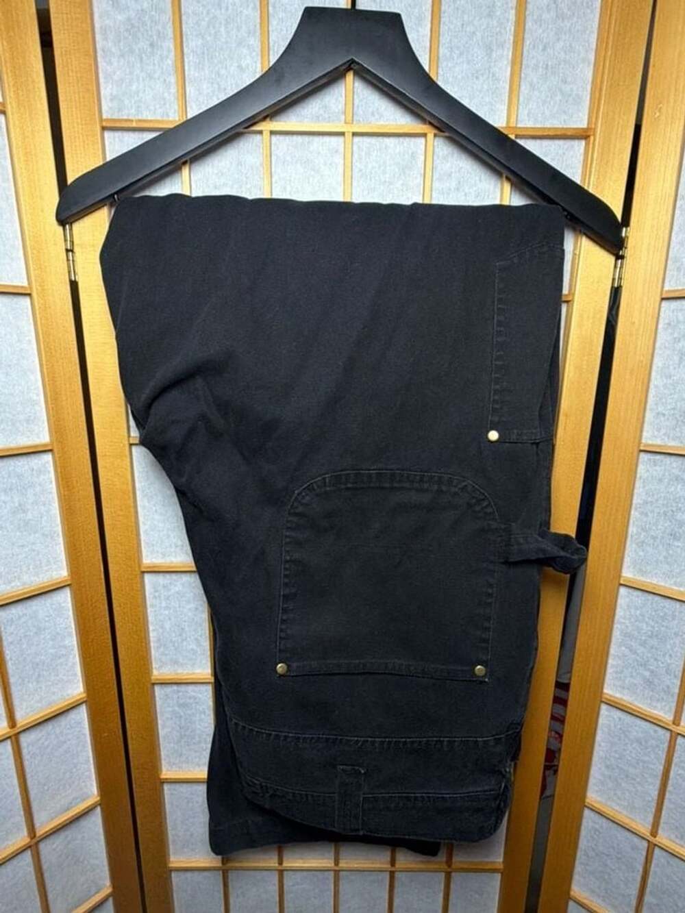 Adventuridge Rugged Wear Carpenter Pants XL X 32 Black Cotton